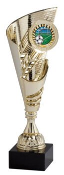 Assembled Cup Gold With Genuine Marble Base