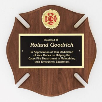 Genuine Walnut Plaque