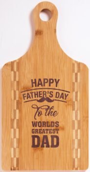 Bamboo Rectangle Cutting Board with Handle