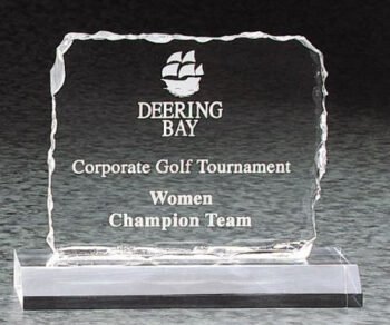 Cracked Ice Acrylic Award