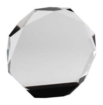 Optical Crystal Octagon - Black