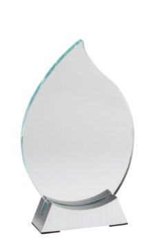 Optical Crystal Flame with Metal Base