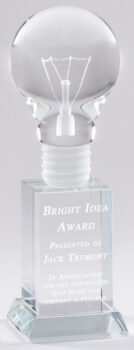 Crystal Light Bulb On  Crystal Base