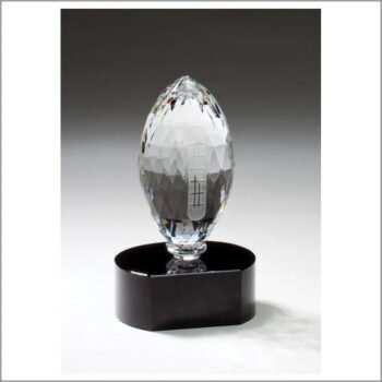 Football Upright On Black Base