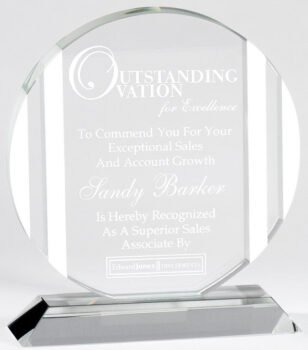 Zebra Crystal Round Award