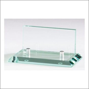 Glass Business Card Holder