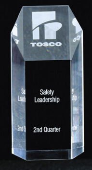 Hexagon Tower Acrylic Award