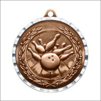 Diamond Cut Medal - Bowling