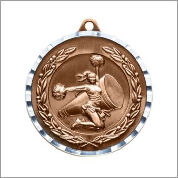 Diamond Cut Medal - Cheer