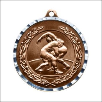 Diamond Cut Medal - Wrestling