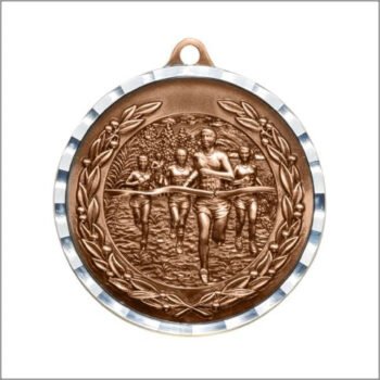 Diamond Cut Medal - Cross Country