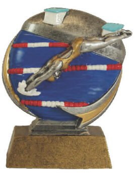 Extreme Resin Full Color Award - Swimming Female