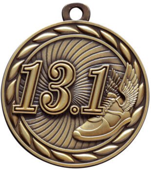 Scholastic 13.1 Mile Running Medal