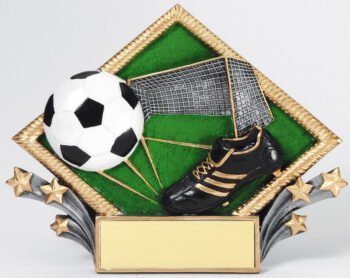 Resin Diamond Plate -Soccer