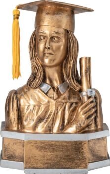 Graduation Resin Bust - Female