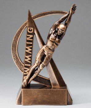 Ultra Action Resin Trophy -Swimming Male