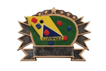 Resin Plate - Corn Hole