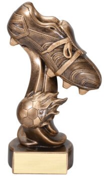 Fire Ball Resin Soccer Trophy