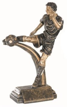 Resin Figure - Soccer Male Kicker