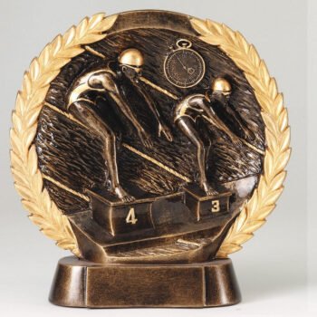 Resin Plate -Swimming Female