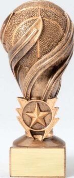 Laurel Swirl Resin Award - Basketball