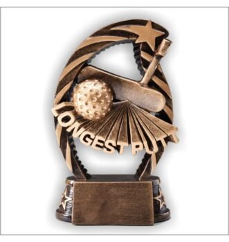 Golf Longest Putt Resin Trophy