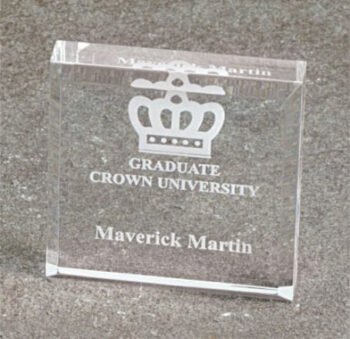 Paper Weight - Bevel Square