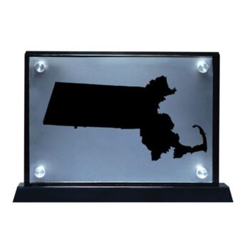 State Acrylic Award - Massachusetts