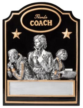 Trio II Resin Award - Coach Female